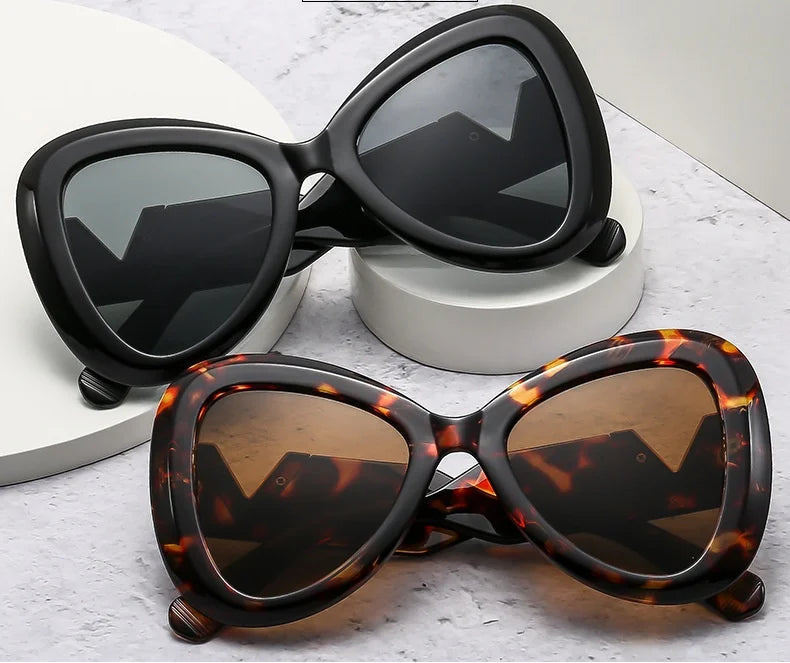 Lunettes Soleil Papillon Oversize UV400 | MDN