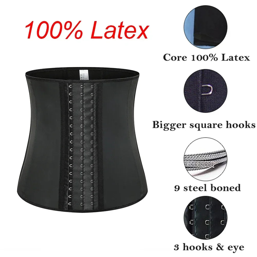 Ceinture Latex Serre-Taille Femme 9 Baleines Acier | MDN Store 25