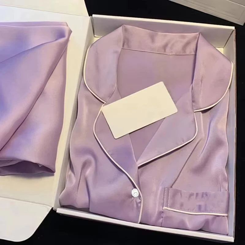 Pyjama Soie Glacée Satin Luxe | MDN Store