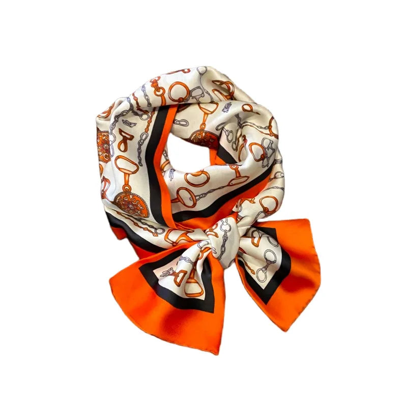 Foulard Soie Long Étroit Femme Cravate | MDN Store