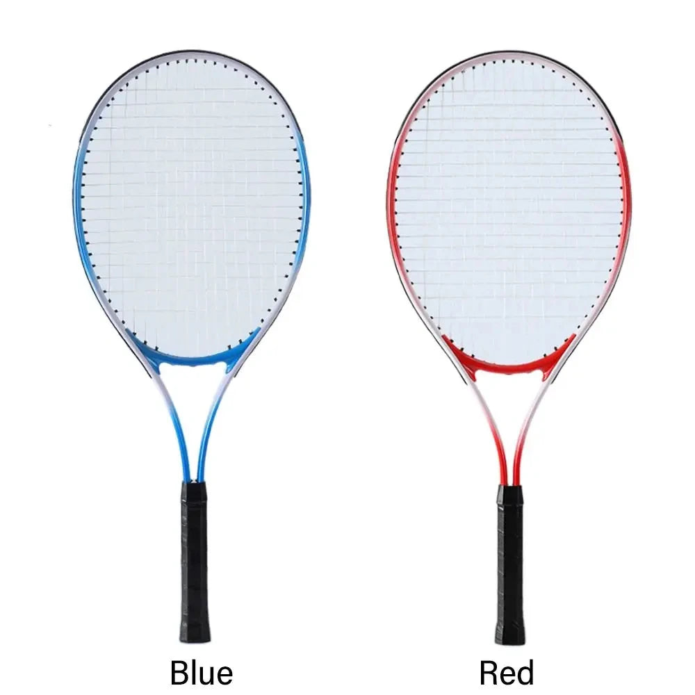 Raquette de Tennis Enfant Antichoc Rouge & Bleue — Entraînement Débutant | MDN Store 25