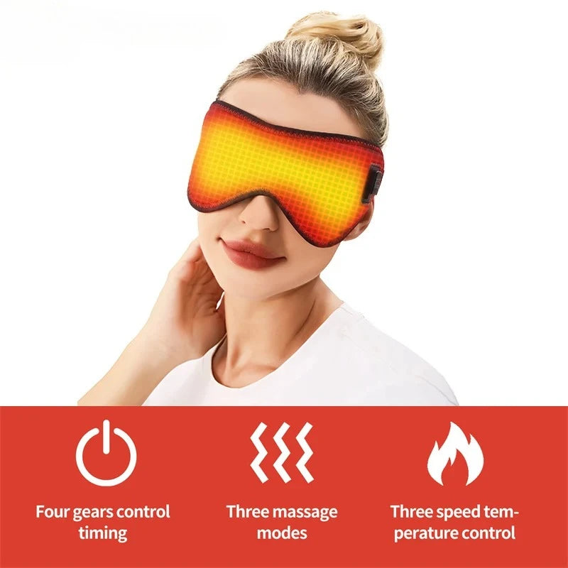 Masque Chauffant Yeux Électrique - Fatigue Oculaire, Cernes & Sommeil | MDN Store 25