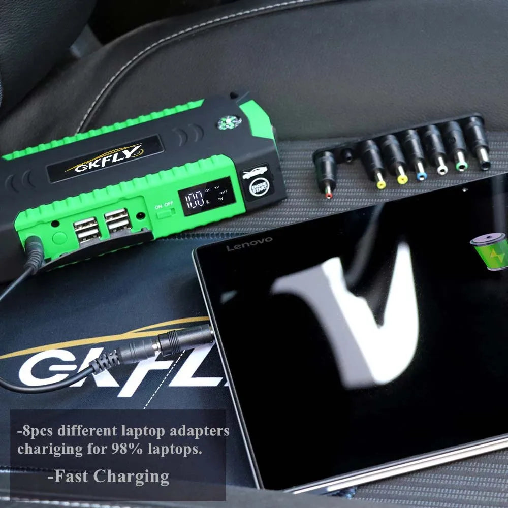 Booster Batterie Voiture 4000A 12V Powerbank Démarrage | MDN Store