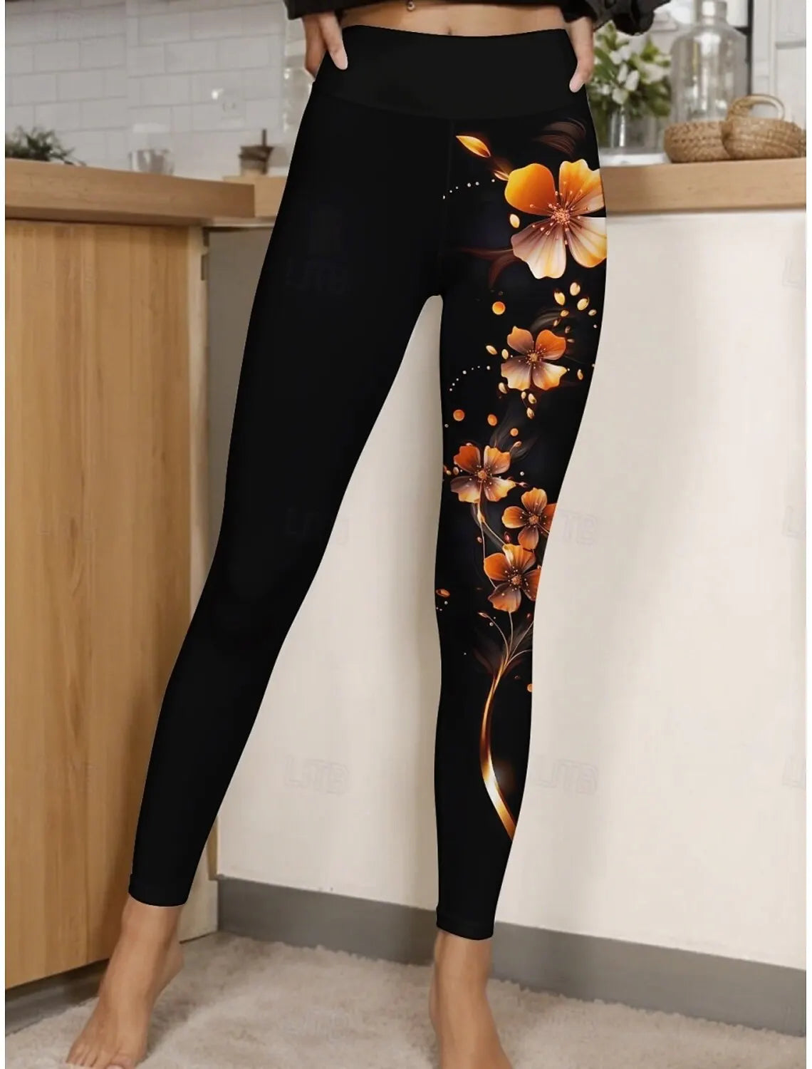 Leggings Papillon Taille Haute Femme Stretch | MDN Store