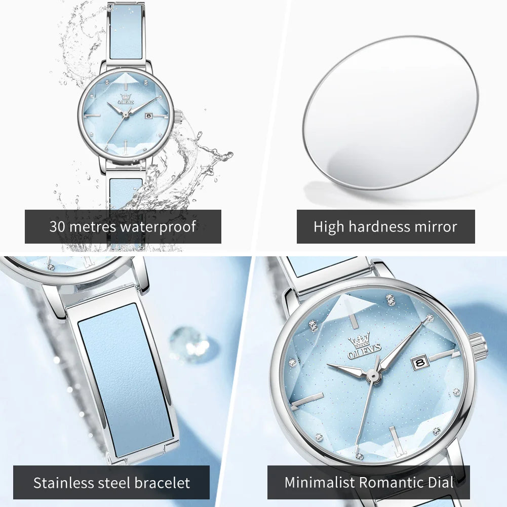 Montre Femme OLEVS Mécanique Automatique Saphir | MDN Store