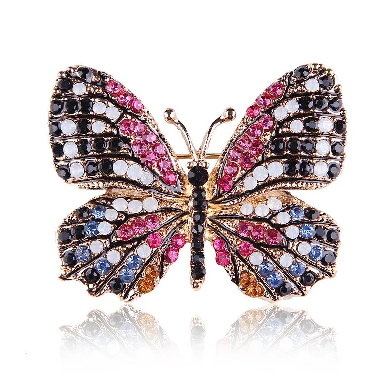 Broche Papillon Baroque Vintage Pin Badge Élégant | MDN