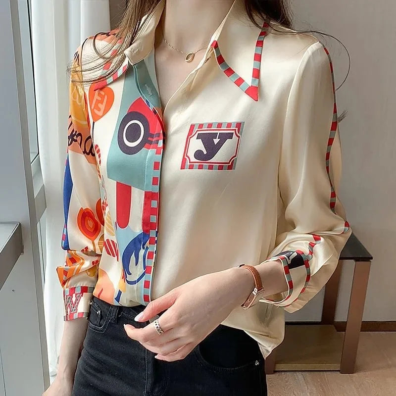Chemise Mousseline Imprimée Femme | MDN Store