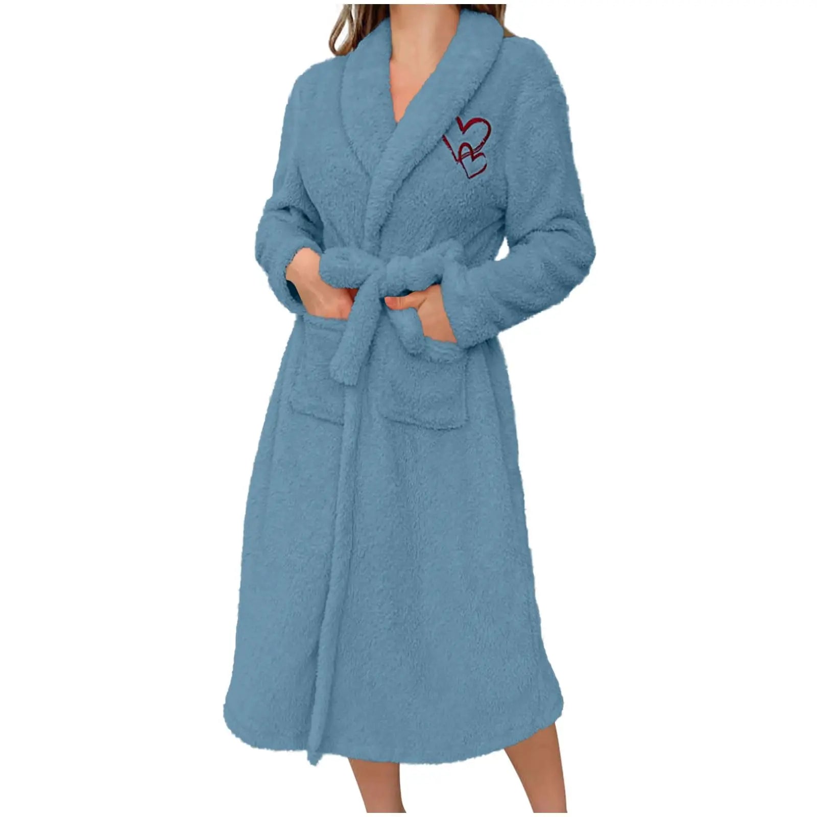 Peignoir Peluche Manches Longues Hiver | MDN Store