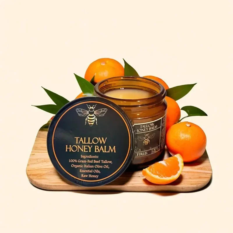 Baume Suif de Bœuf Bio Miel Brut Hydratant Artisanal Naturel | MDN Store