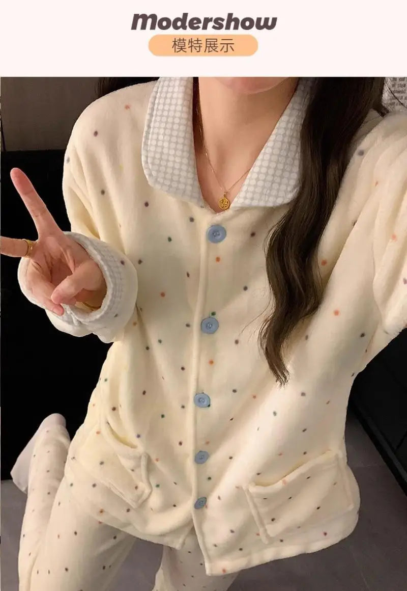 Pyjama Coton Uni 2 Pièces Hiver | MDN Store
