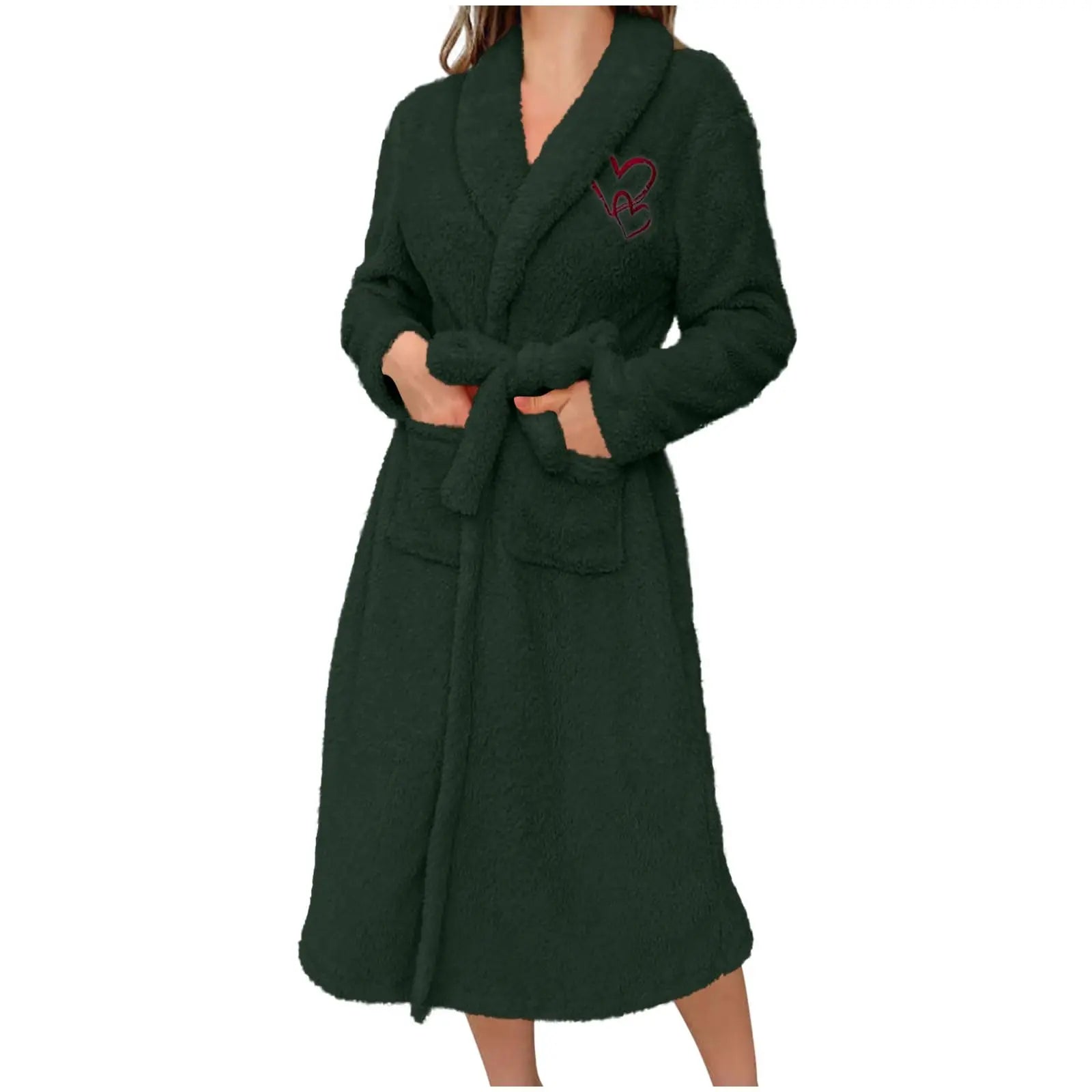 Peignoir Peluche Manches Longues Hiver | MDN Store