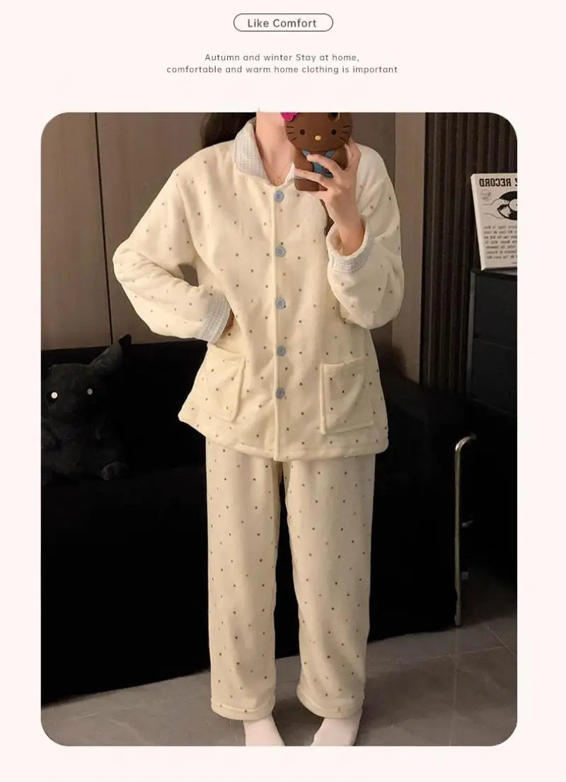 Pyjama Coton Uni 2 Pièces Hiver | MDN Store