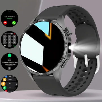 Montre Connectee Ecran Tactile 1.5 Pouce Bluetooth 5.3 Notifications Meteo | MDN Store 25