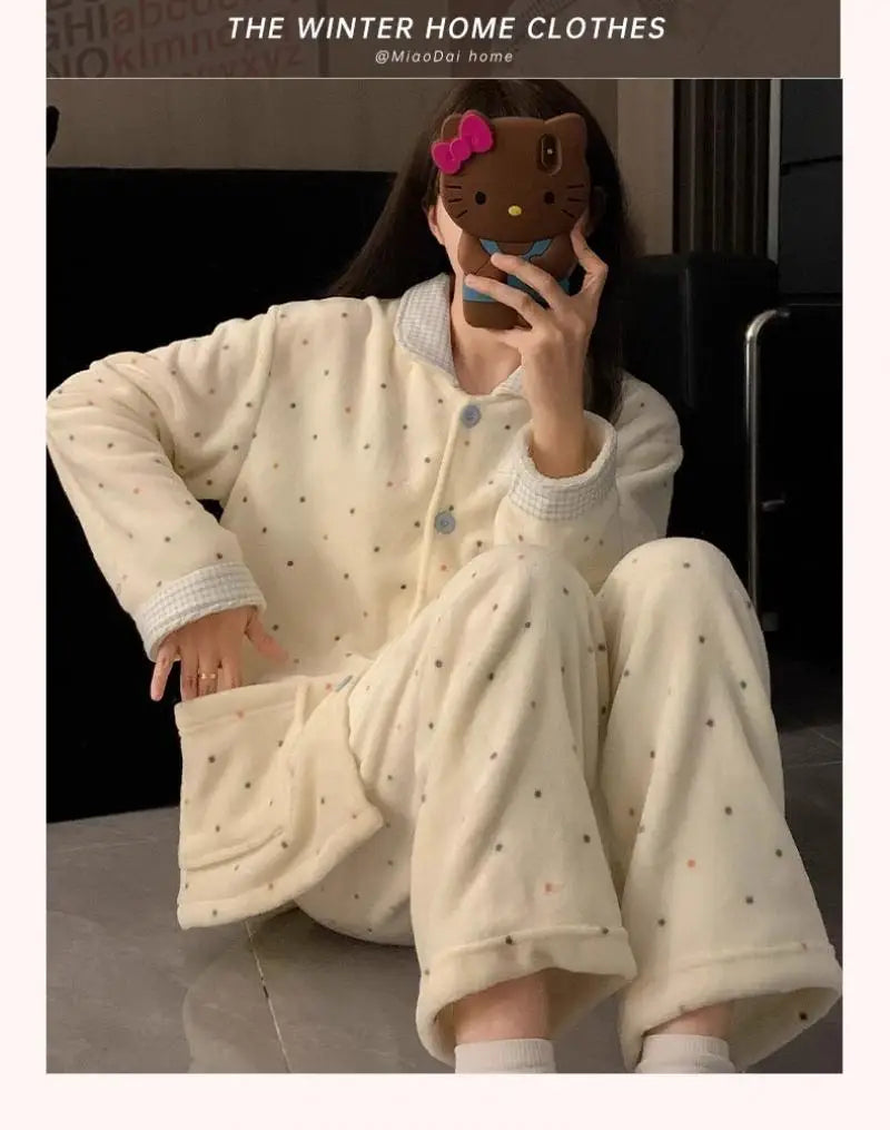 Pyjama Coton Uni 2 Pièces Hiver | MDN Store