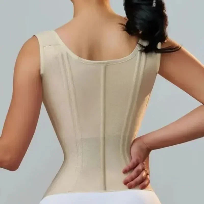 Debardeur Gainant Double Compression Femme Fermeture Eclair | MDN Store 25