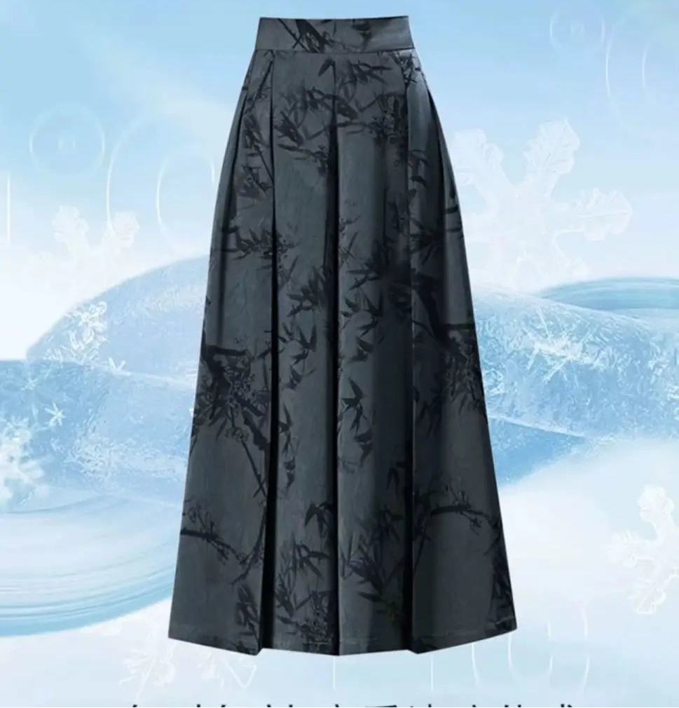 Pantalon Large Femme 7/8 Mousseline Taille Haute Léger Été | MDN Store