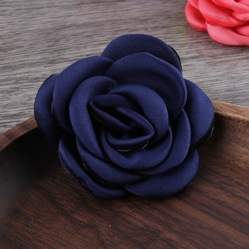 Lot de 10 Fleurs en Satin 6cm - Accessoires Cheveux Mariage | MDN Store
