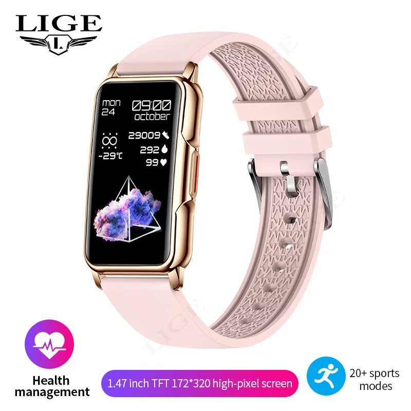 Bracelet Connecté Femme Homme Sport - Montre Santé Cardiaque Oxygène Étanche | MDN