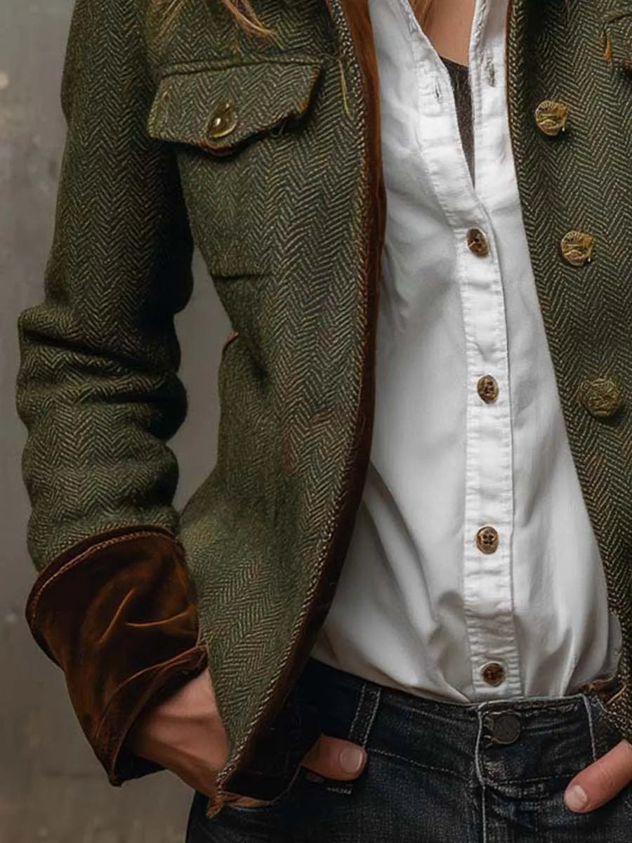 Veste Slim Chevrons Multi-Poches | MDN