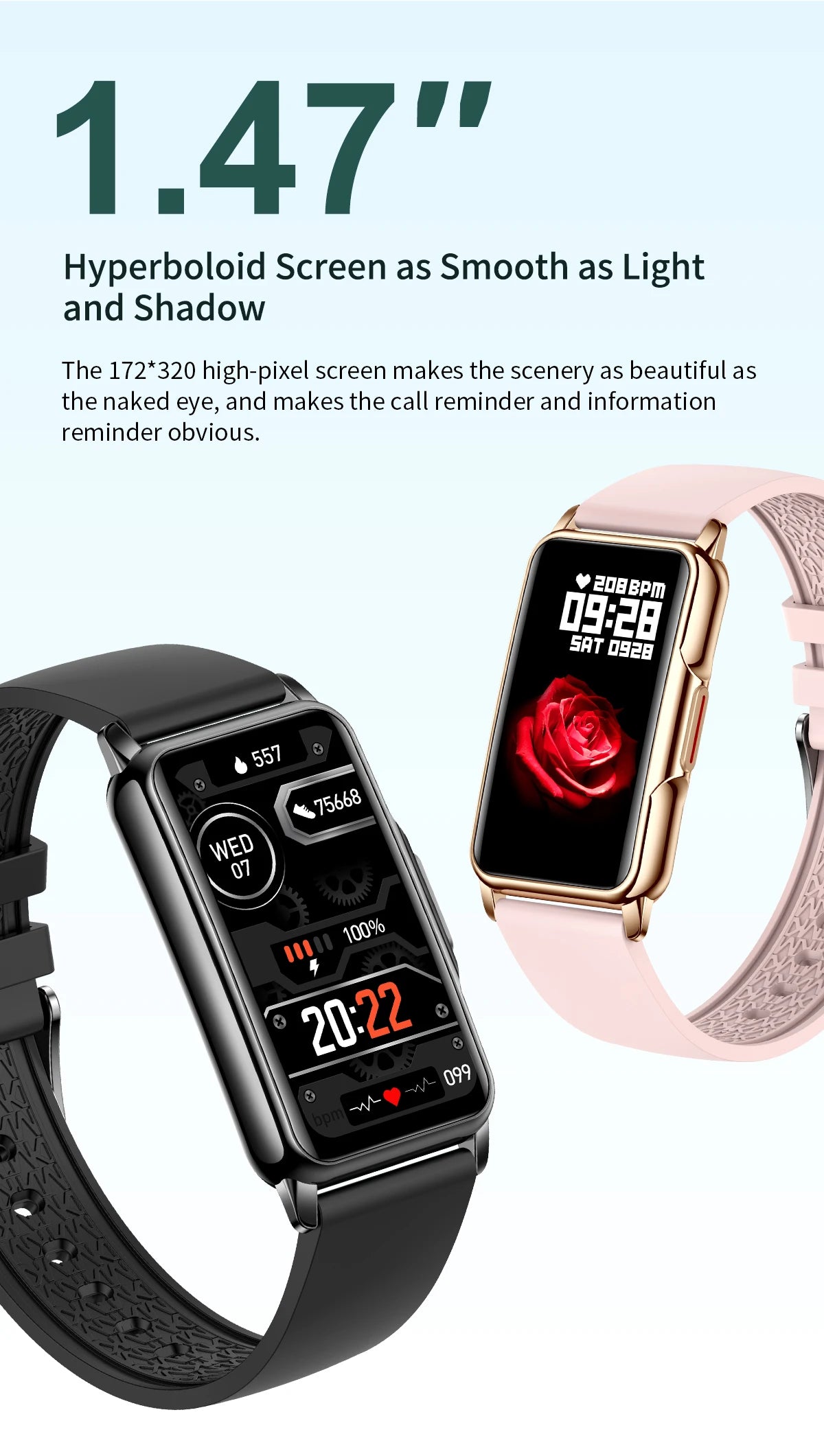 Bracelet Connecté Sport Cardiofréquencemètre SpO2 | MDN Store