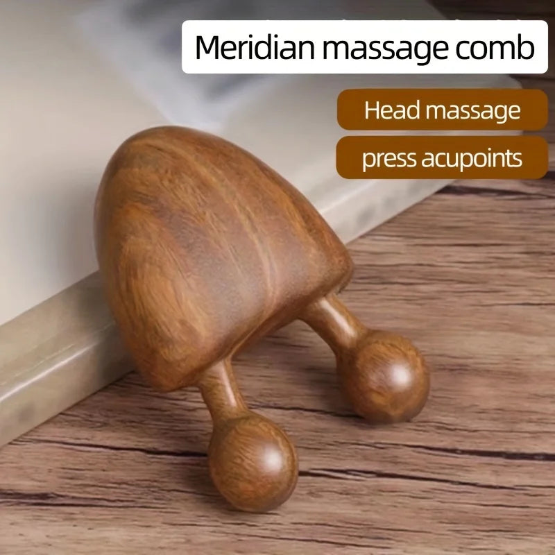 Masseur Visage Bois de Santal - Drainage, Méridien & Soulagement Yeux | MDN Store 25