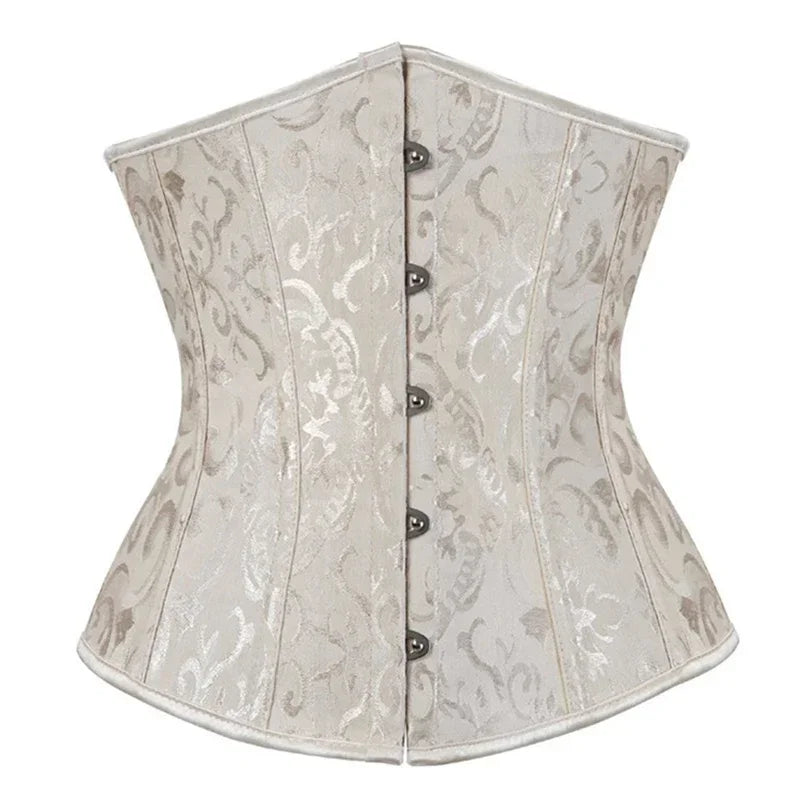 Corset Sous-Poitrine Jacquard Floral | MDN Store
