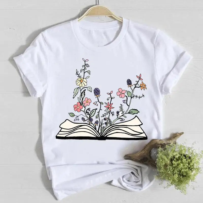 T-shirt Fleurs Printemps Graphique Femme | MDN