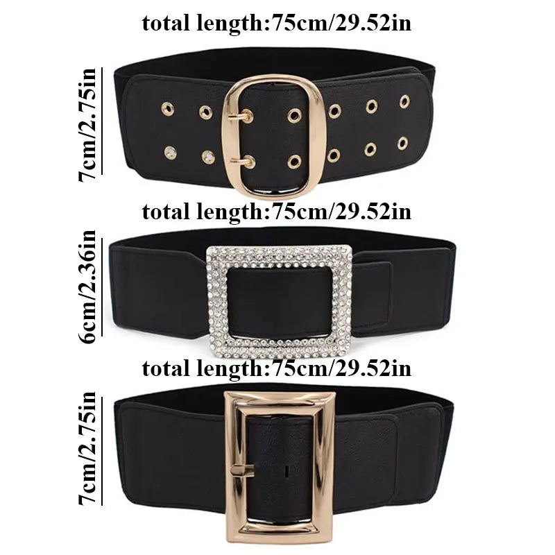 Ceinture Large Boucle Dorée | MDN Store