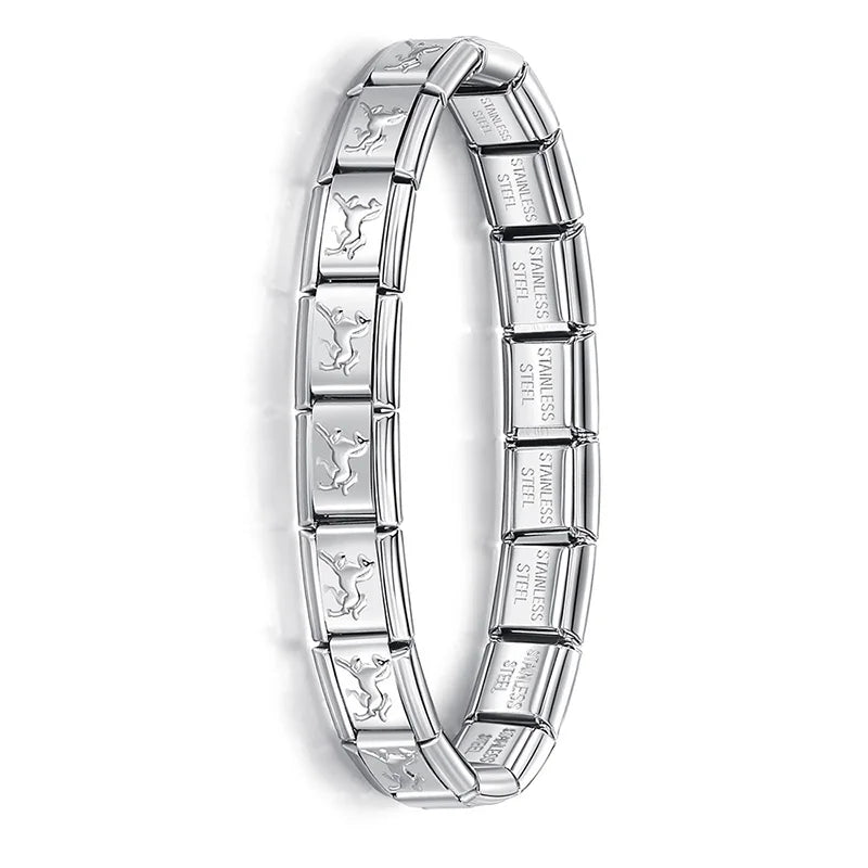 Bracelet Femme Elastique Charme Acier Inoxydable 9mm | MDN Store