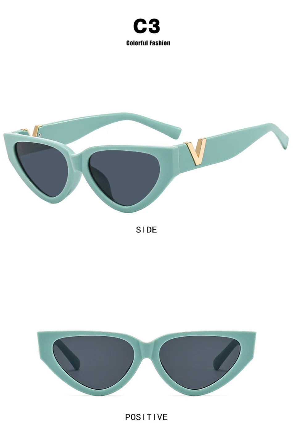 Lunettes Soleil Cat Eye Vintage UV400 | MDN Store