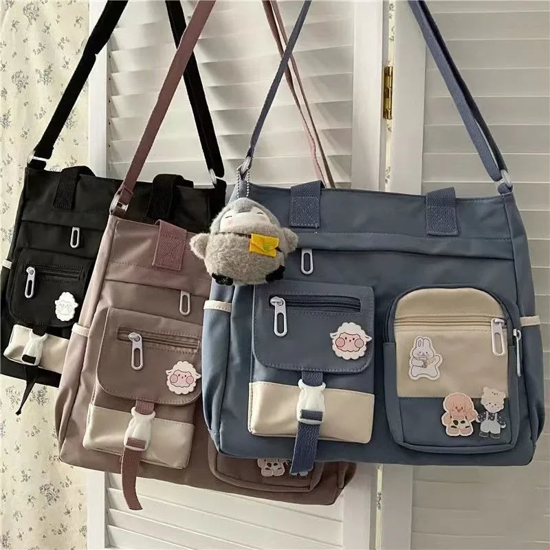 Sac Femme Imperméable Toile Grande Capacité Bandoulière | MDN Store