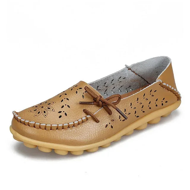 Ballerines Cuir Véritable Confort Femme | MDN