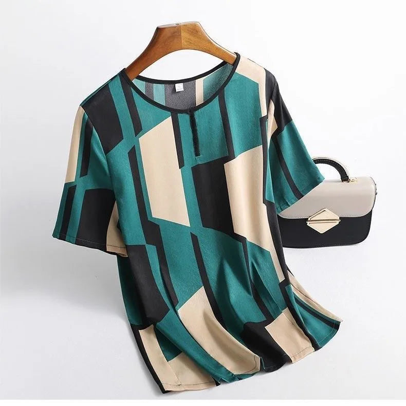 Blouse Fleurie Femme Manches Chauve-Souris Grande Taille | MDN Store 25
