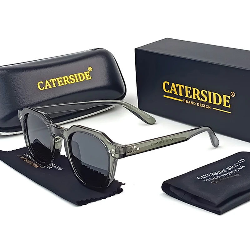 CATERSIDE Lunettes de Soleil Polarisées Rétro Femme Monture TR90 Ultra-Légère UV400 | MDN Store 25