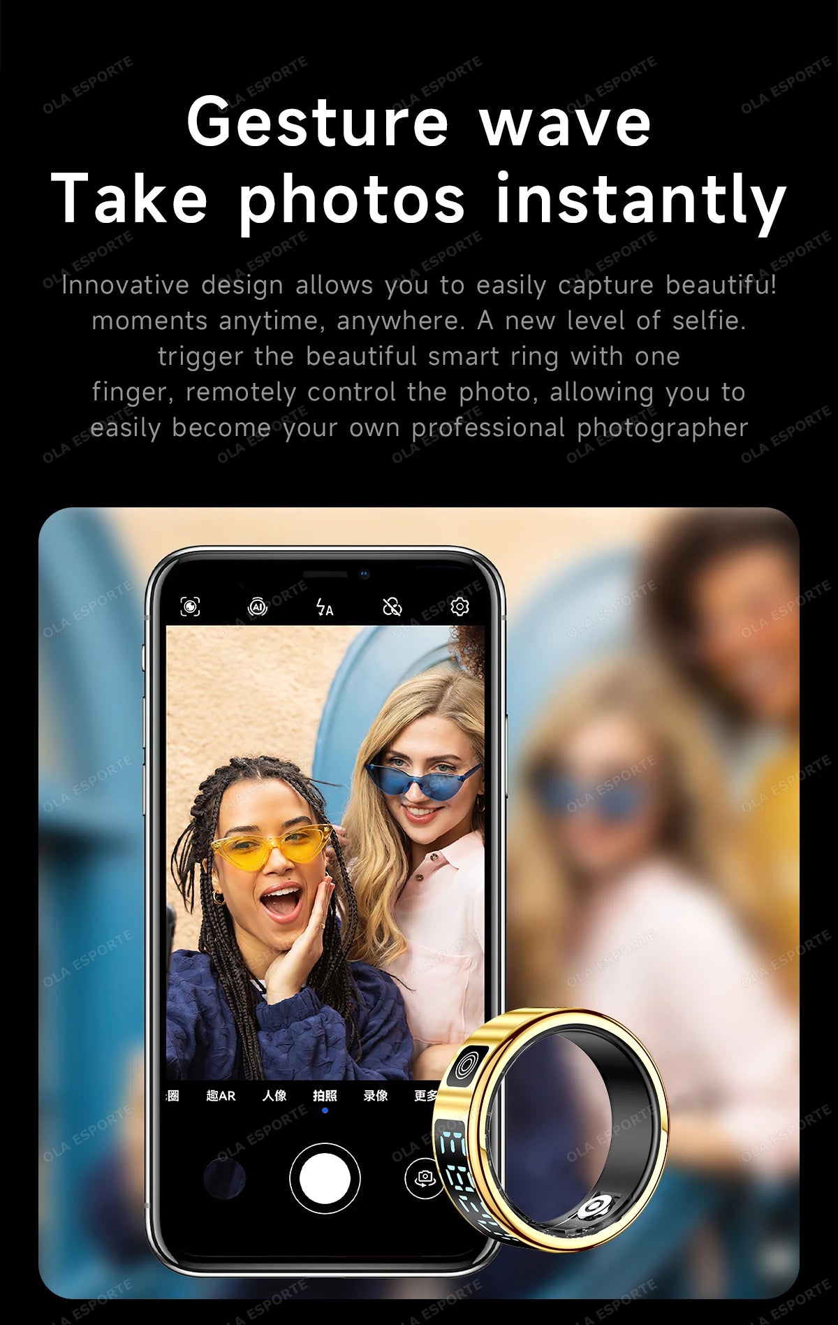 Bague Connectée Écran Tactile | MDN