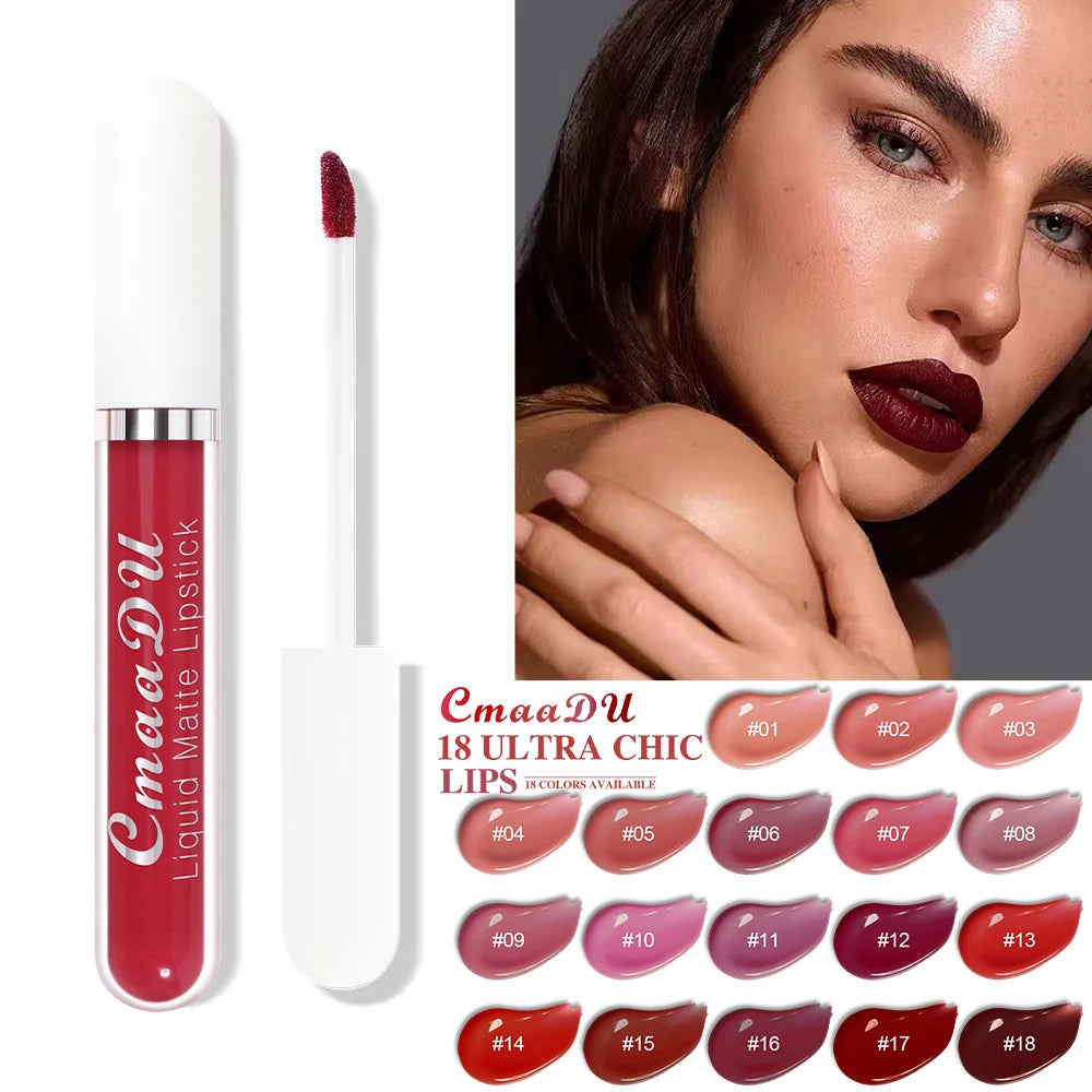 Gloss Lèvres Mat CmaaDu Imperméable Longue Tenue Teinture Rouge | MDN Store