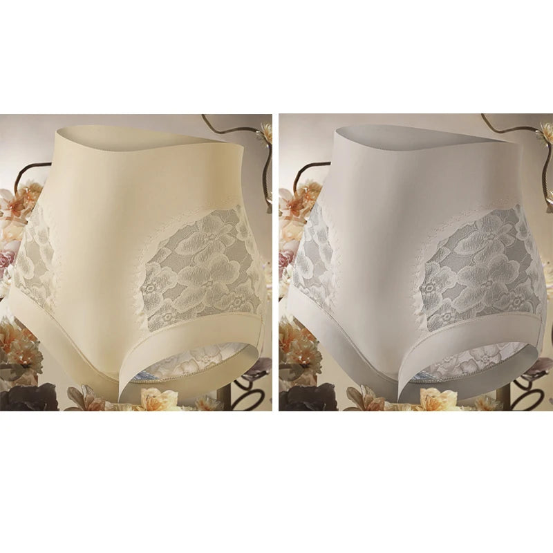 Lot 2 Culottes Gainantes Taille Haute Femme Sans Coutures - Gaine Ventre Plat Minceur | MDN