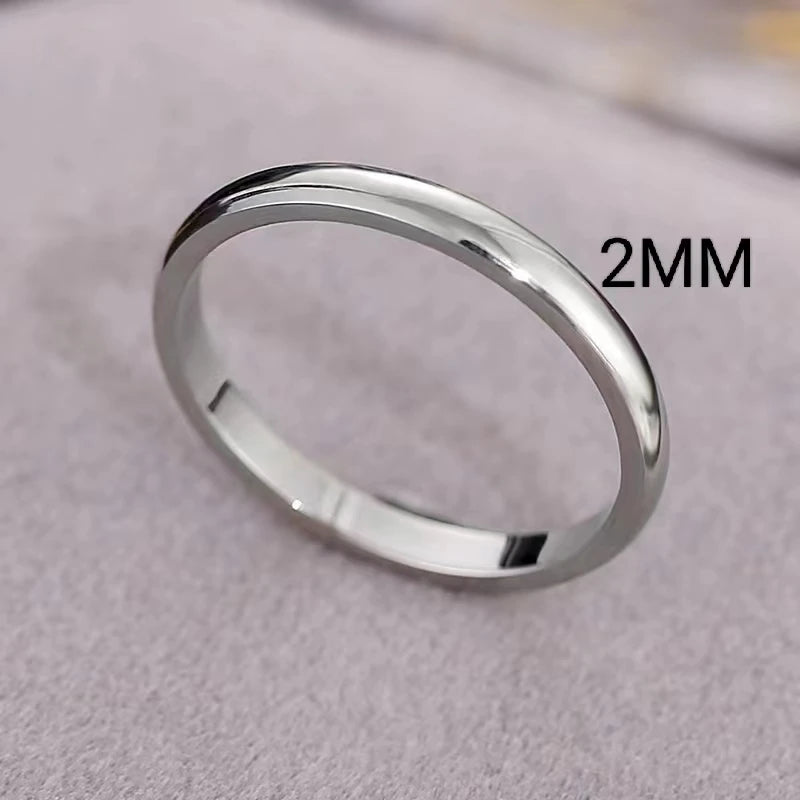 Bague Couple Acier Plaqué Or 18K 8mm | MDN