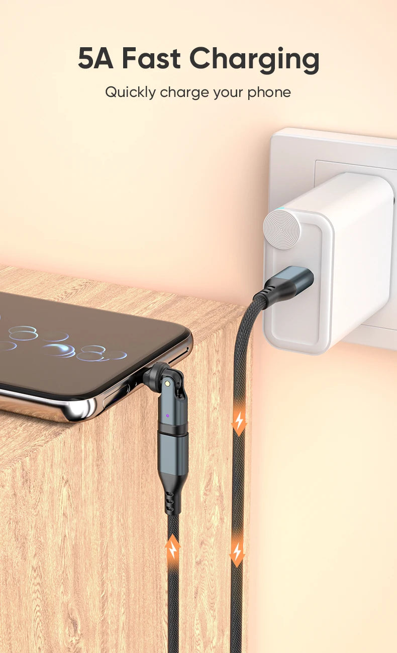 aufu-pd240w-usb-c-a-type-c-otg-adaptateur-540-rota - MDN Store 25