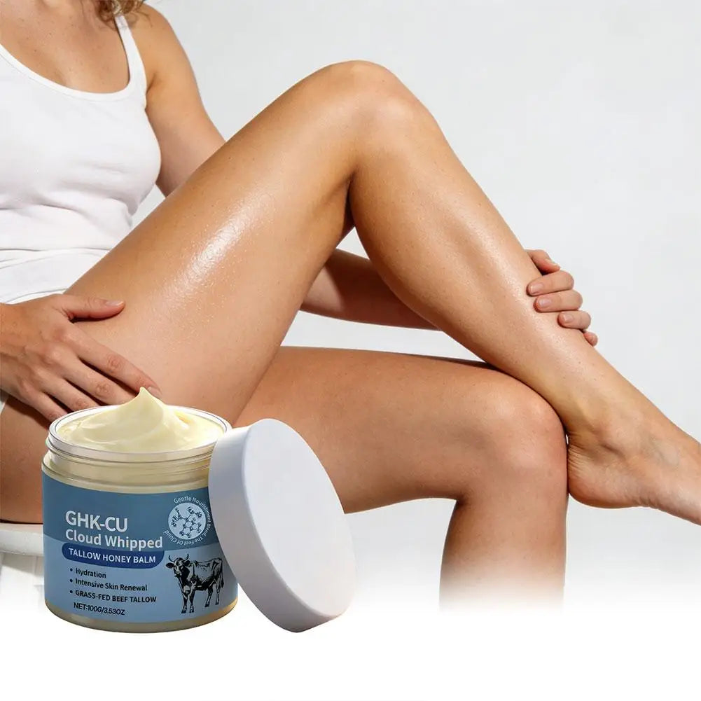 Baume Suif de Bœuf Miel GHK-CU Fouetté Hydratant Renouvellement Cutané 100g | MDN Store