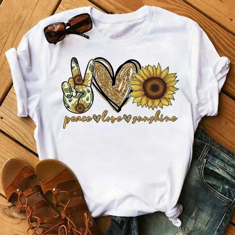 T-Chemise Coton Tournesol Papillon Oversize | MDN Store