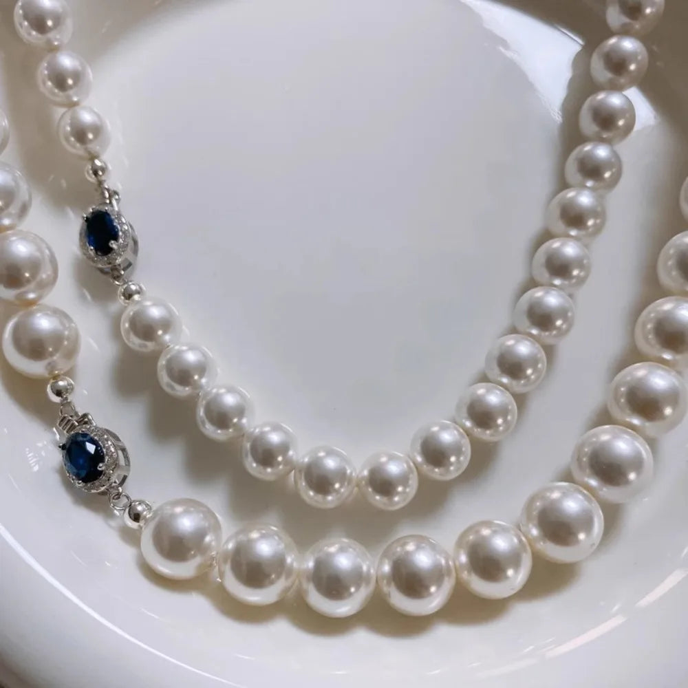 Collier Perles Artificielles Luxe Choker Ras du Cou Classique | MDN Store