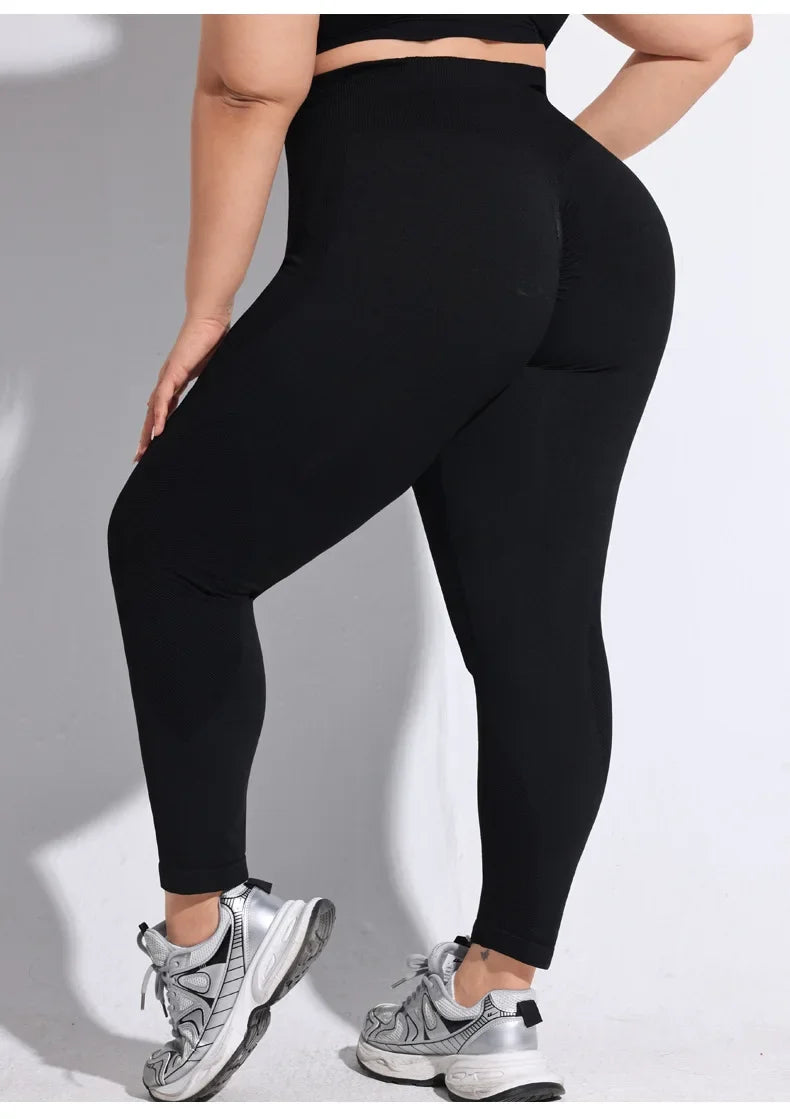 Legging Femme Grande Taille Sans Couture | MDN Store