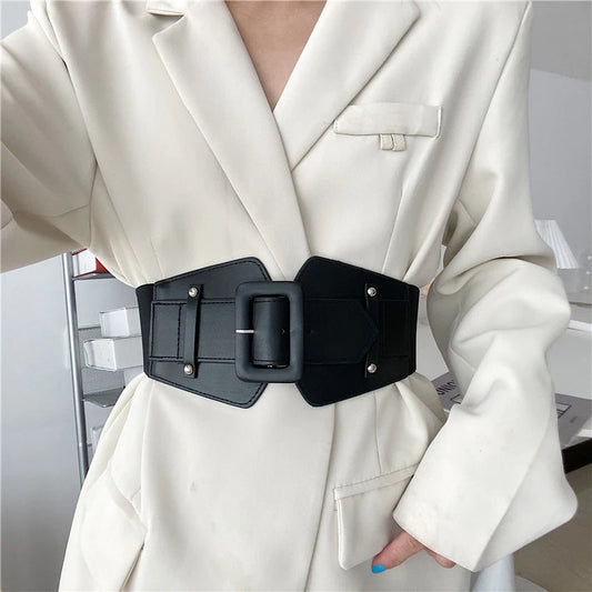 Ceinture Corset Large Élastique Femme - Ceinture Taille Haute Stretch Grande Taille | MDN