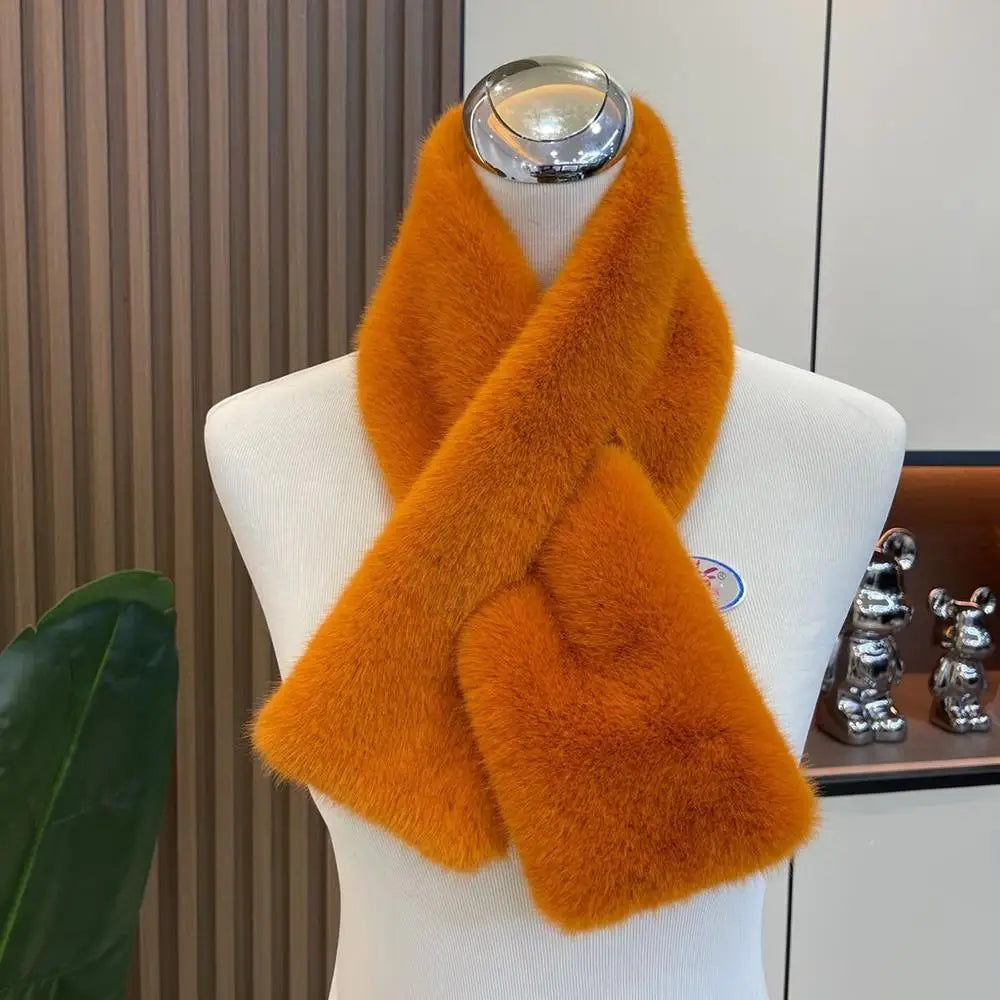 Bonnet Chapka Mongol Femme Fourrure Peluche - Écharpe Croisée Intégrée Coupe-Vent Protection Oreilles | MDN