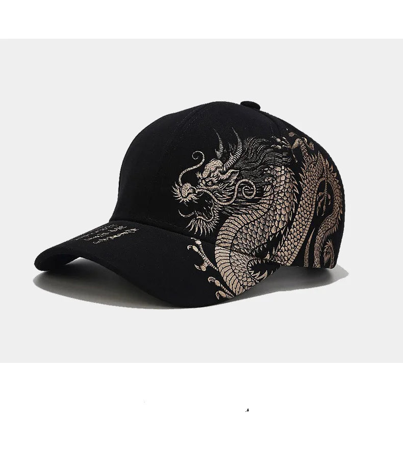 Casquette Baseball Dragon Style Chinois Femme Coton Reglable | MDN Store 25