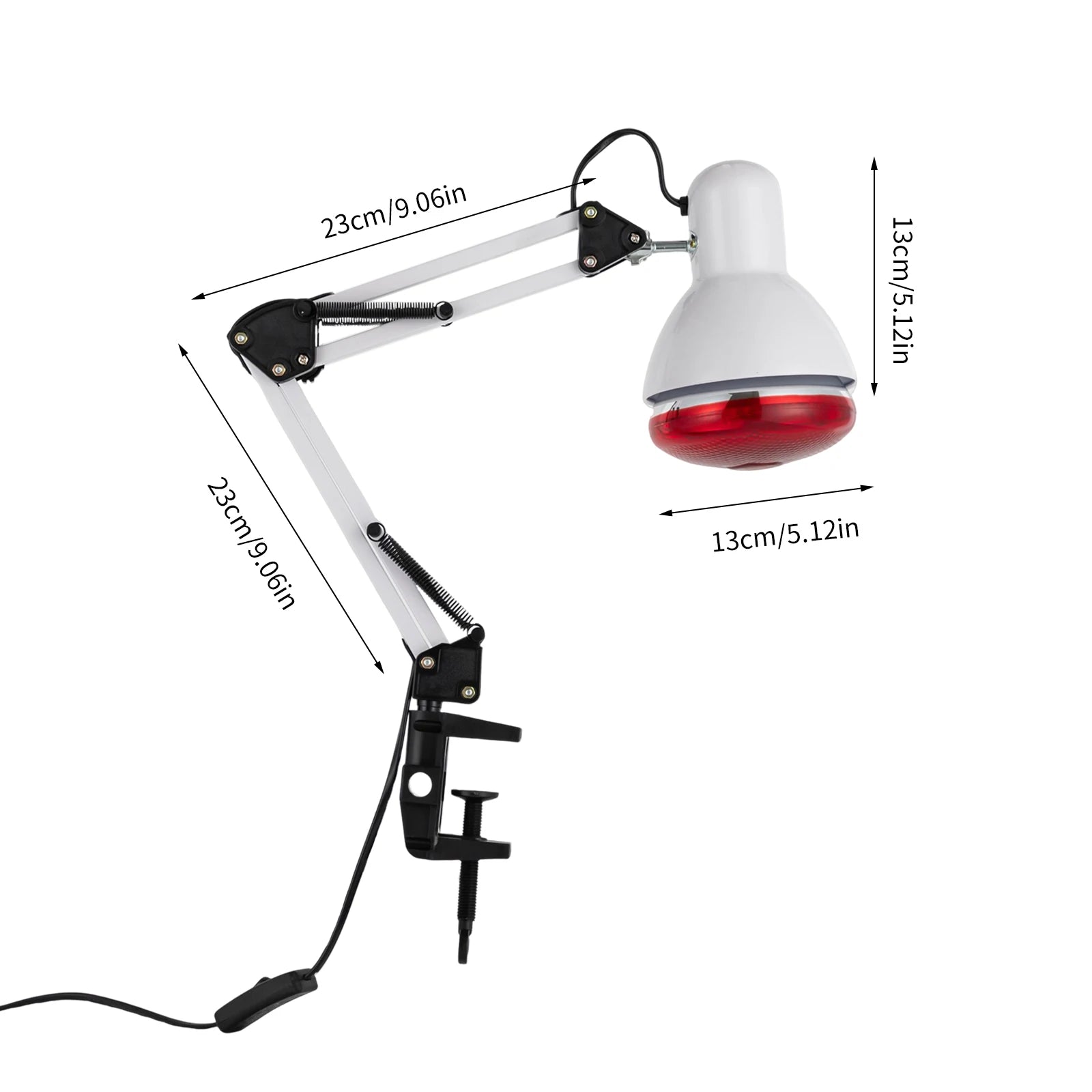 Lampe Infrarouge 150W Thérapeutique Pivotante Soulagement Douleurs | MDN Store
