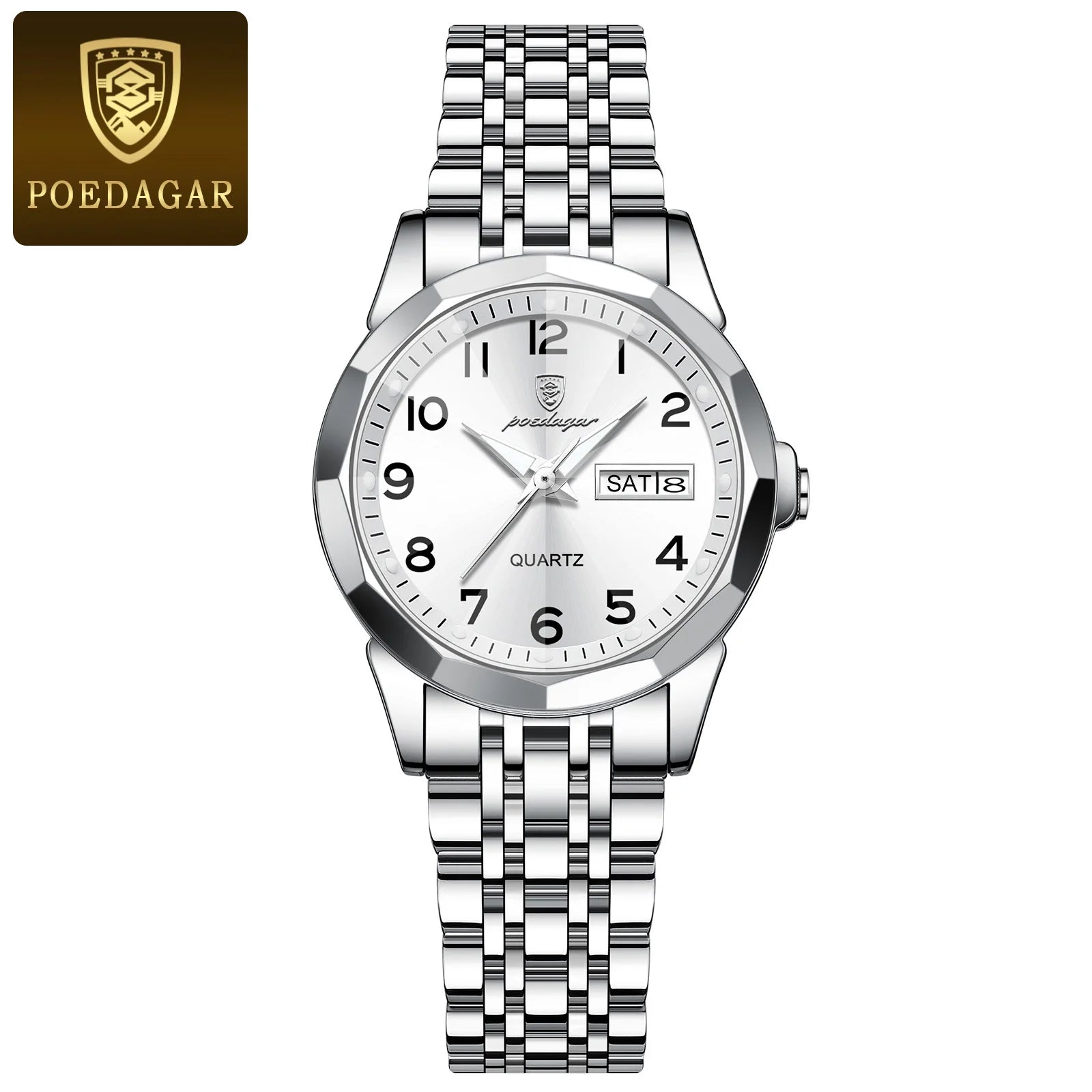 Montre Femme POEDAGAR Acier Inoxydable Étanche | MDN Store