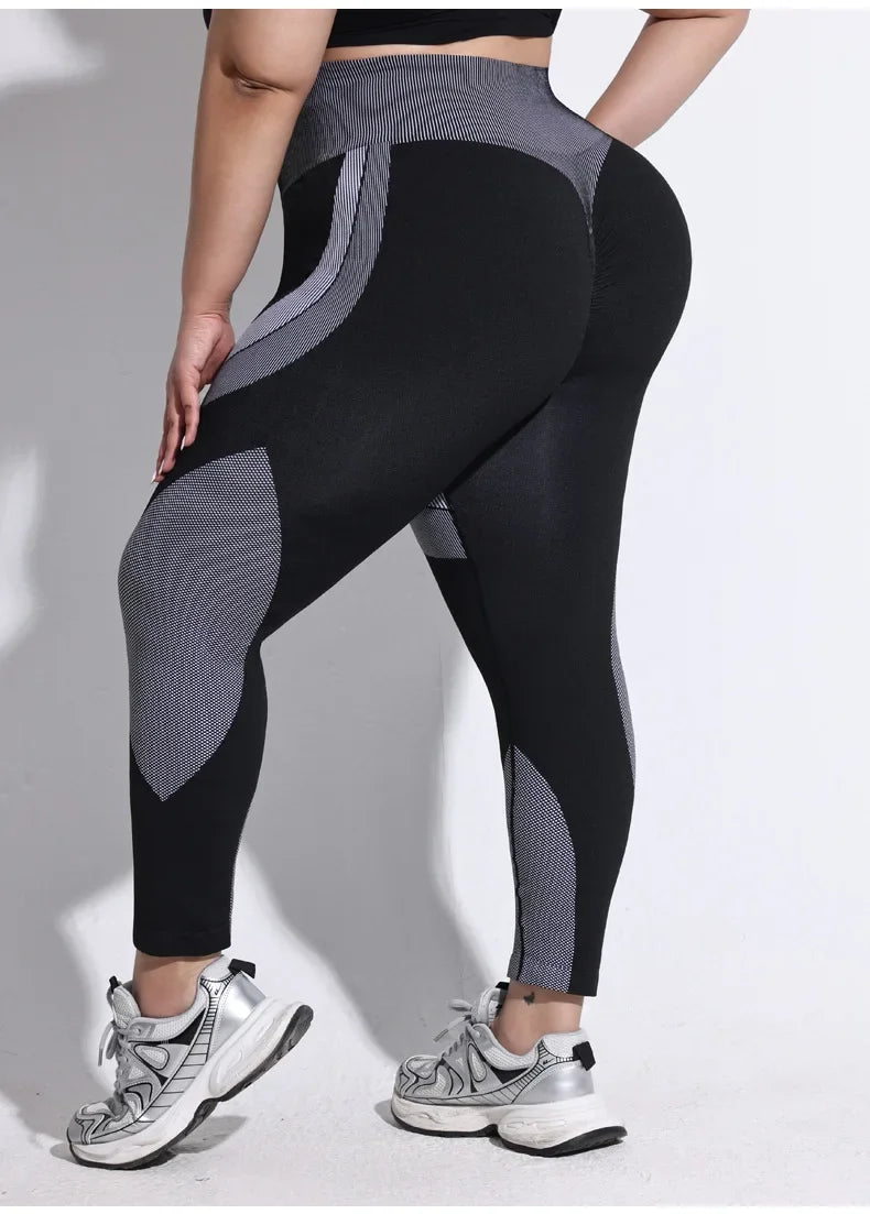 Legging Femme Grande Taille Sans Couture | MDN Store