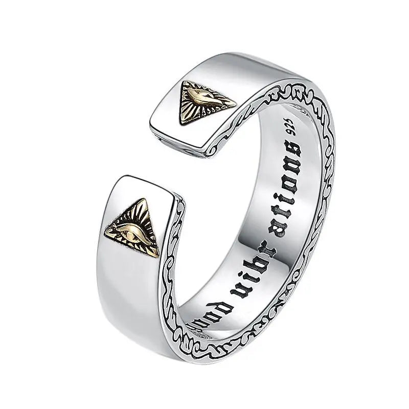 Bague Argent 925 Œil de Dieu Designer Femme | MDN